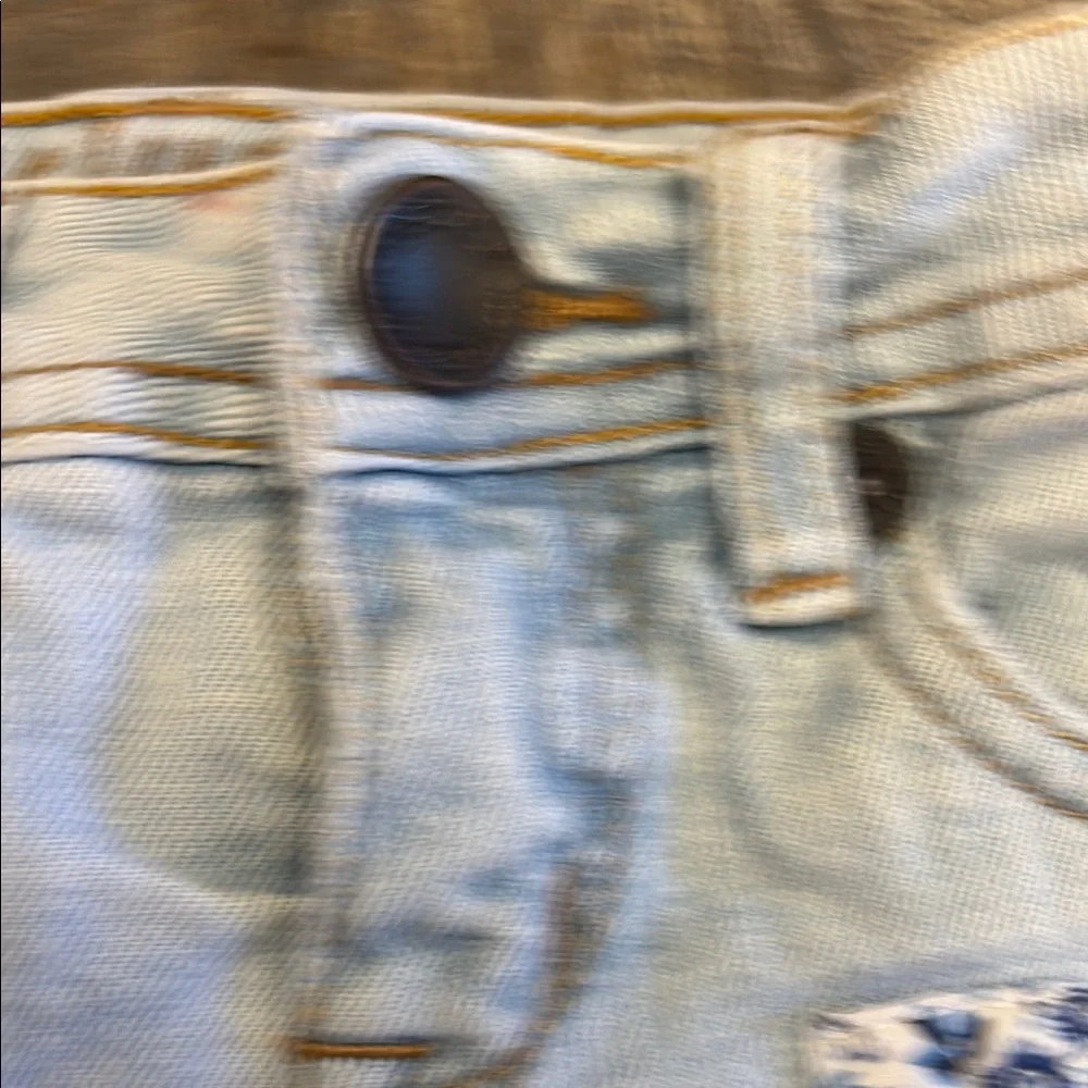 Justice Blue Distressed‎ Denim Shorts